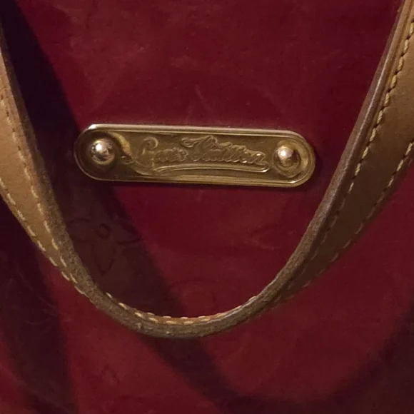 Louis Vuitton Monogram Vernis Bellevue PM handbag/ REHAB - Picture 9 of 9